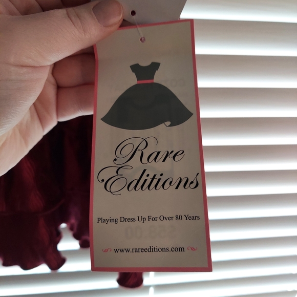 Nwt girls burgundy dress - Picture 4 of 9